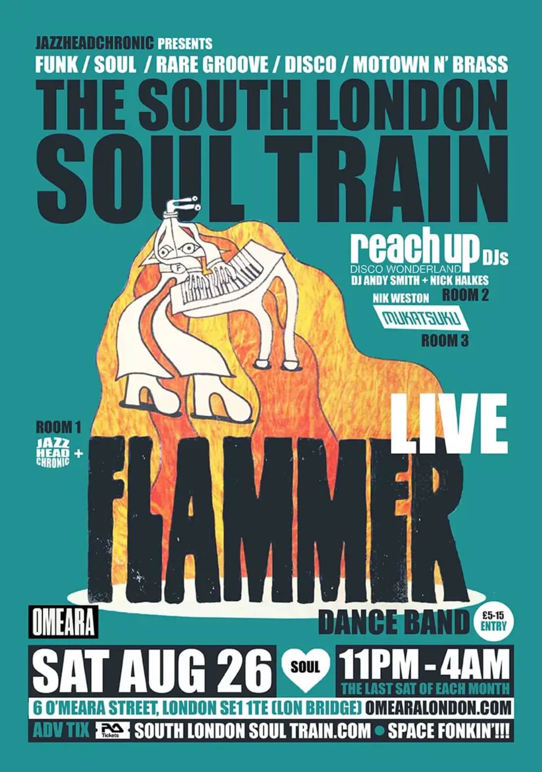 The South London Soul Train with Flammer Dance Band (Live)